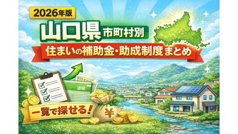 山口県｜市町村別 住まいの補助金・助成制度まとめ（一覧）